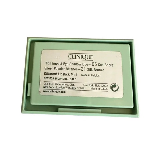 Clinique High Impact Eye Shadow Duo Blusher Lipstick in Compact Case Palette - Picture 5 of 7